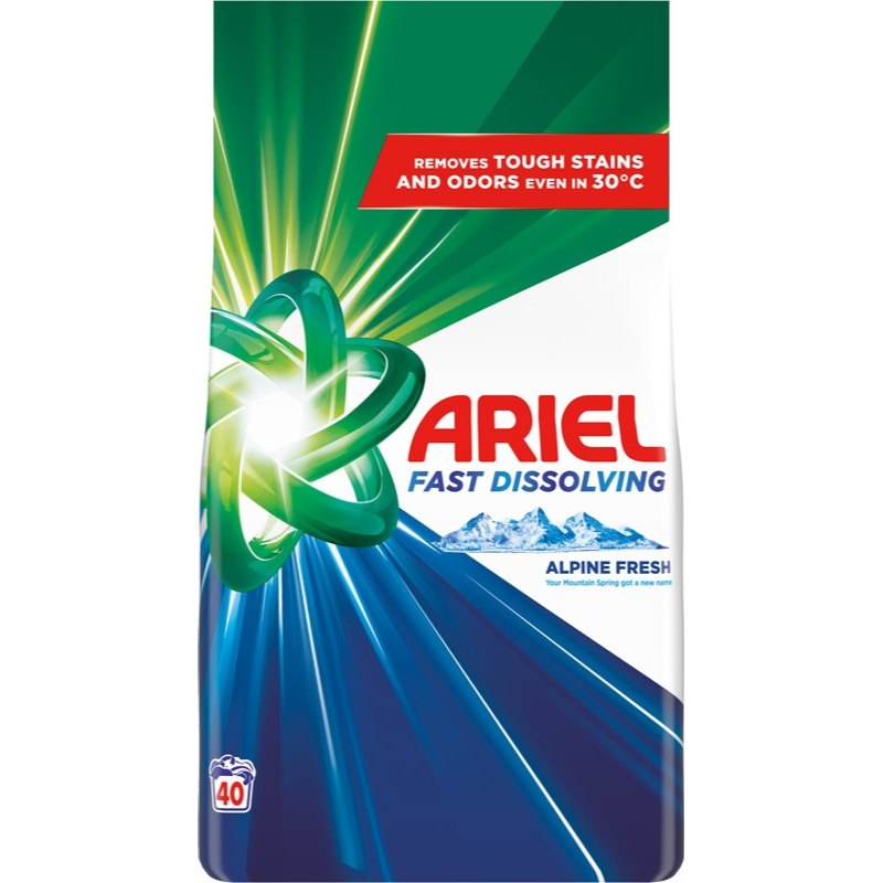 Ariel Prášek na praní mountain spring (40 praní) 2,2kg