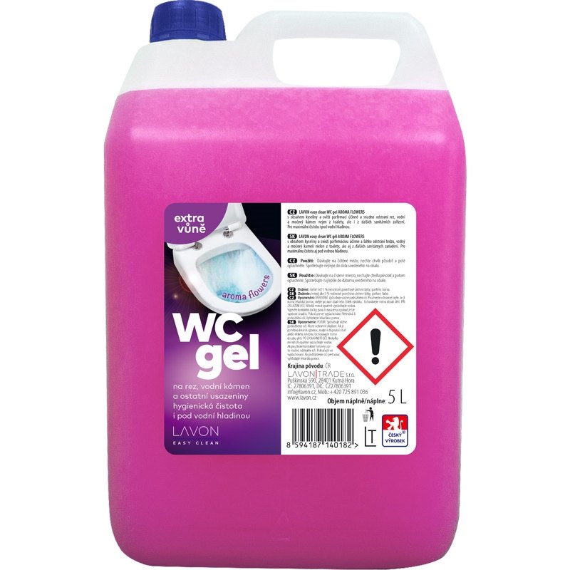 Lavon WC Čistič aroma flowers 5l