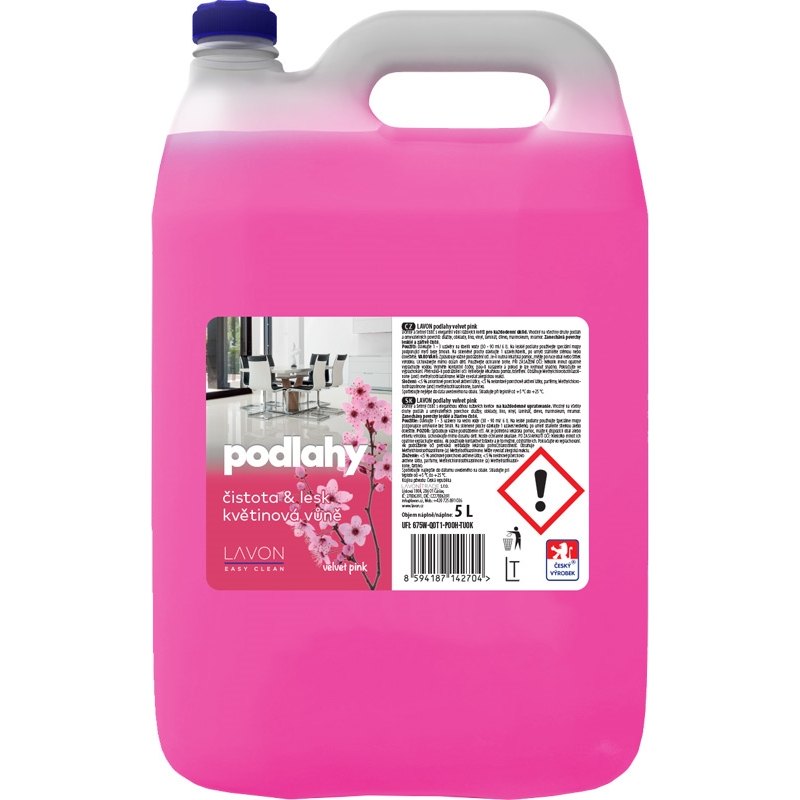 Lavon Čistič na podlahy velvet pink 5l