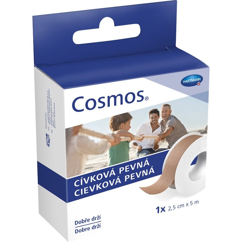 Cosmos Náplast textilní cívková pevná 2,5cmx5m