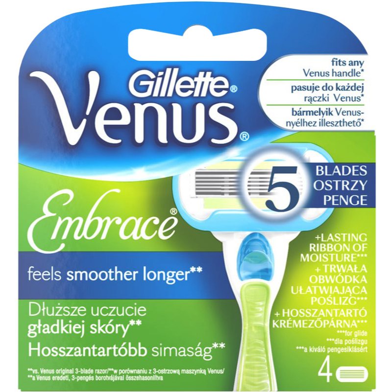 Gillette Venus Embrace Náhradní hlavice 4ks