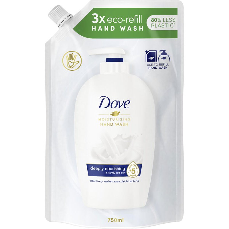 Dove Original Tekuté mýdlo Deeply Nourishing náhradní náplň 750ml
