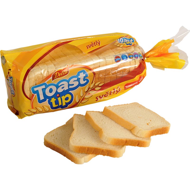 Delta Toast tip Chléb toustový světlý 500g