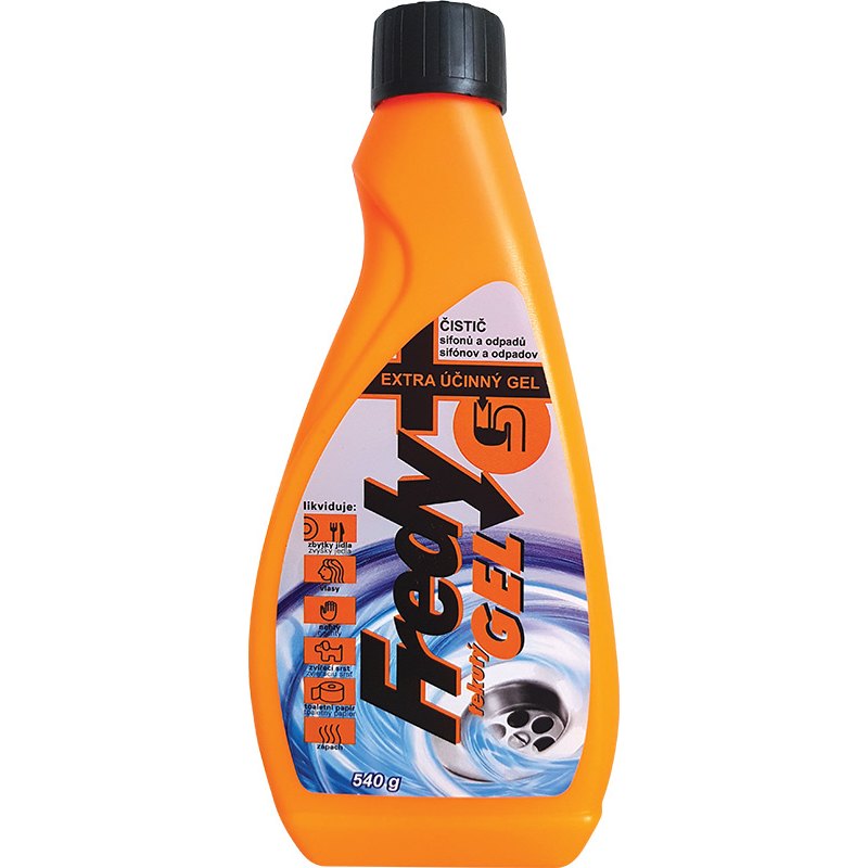 Fredy Čistič odpadů gel tekutý 540g