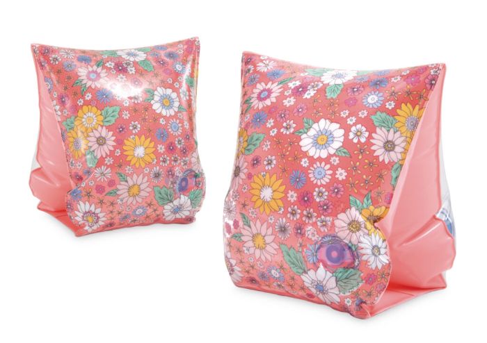 Nafukovací rukávky Sweet Blossom růžové 23x15cm v krabičce