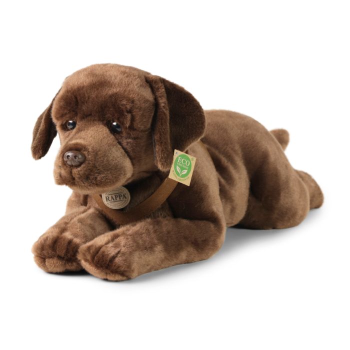Velký plyšový pes labrador s postrojem 61 cm ECO-FRIENDLY