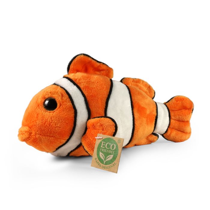 Plyšová ryba klaun očkatý 25 cm ECO-FRIENDLY