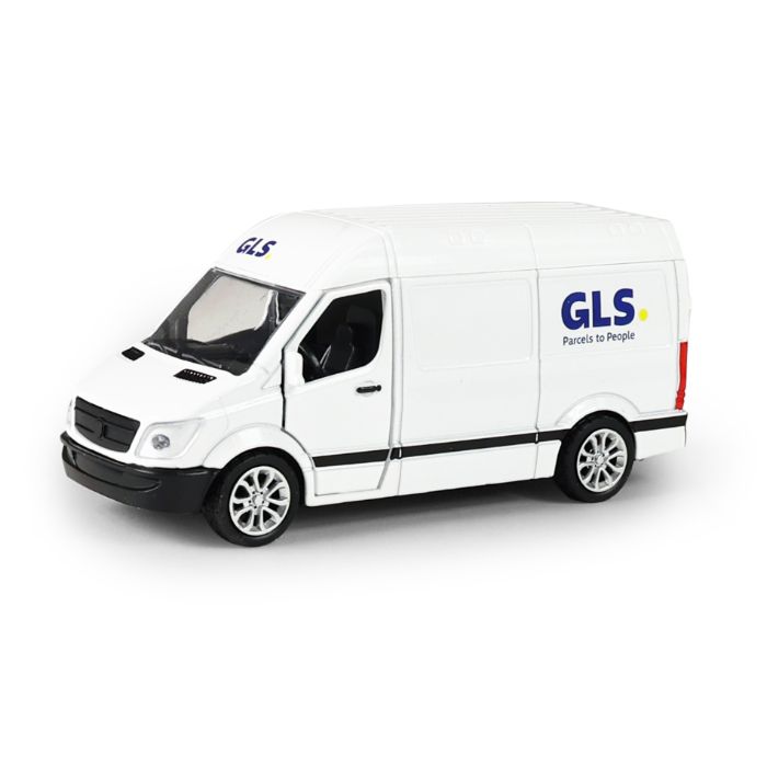 Kovové auto GLS s otevíracími dveřmi 12 cm
