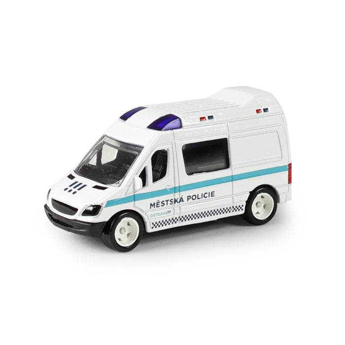 Kovové auto Městská policie Ostrava 7 cm