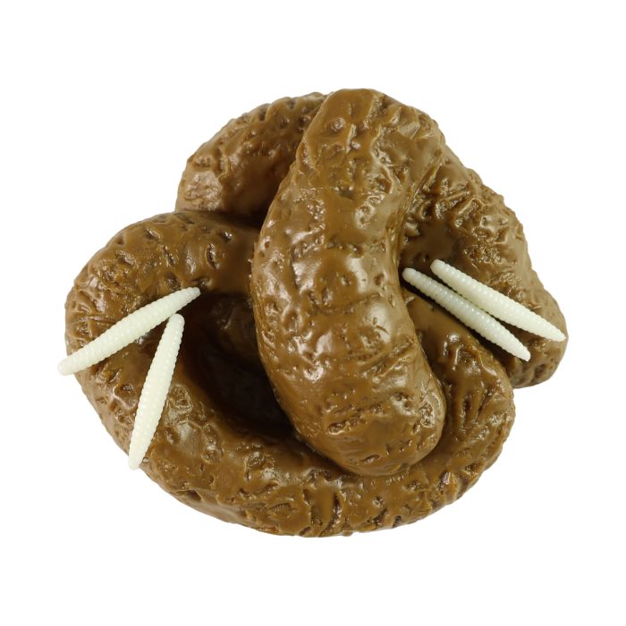 Umělé hovínko/lejno s housenkami