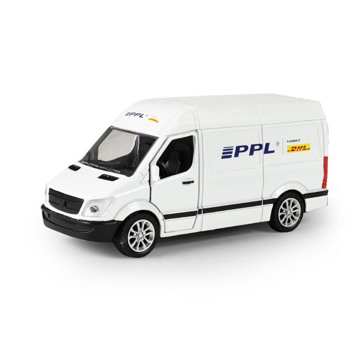 Kovové auto PPL s otevíracími dveřmi 12 cm