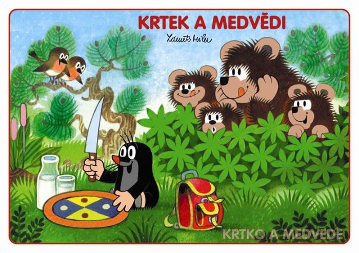 Omalovánka A5 Krtek a medvědi