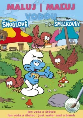 Omalovánka A5 Maluj vodou Šmoulové