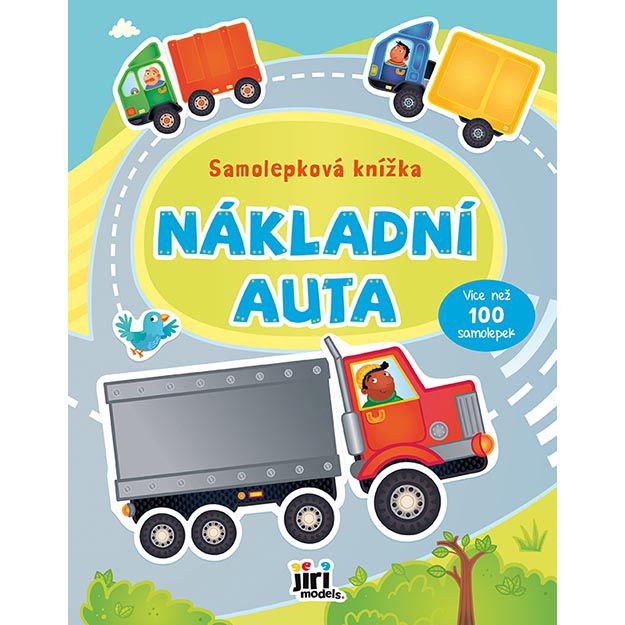 Knížka samolepková Nákladní auta