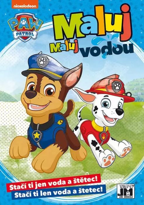 Omalovánka A5 Maluj vodou Paw Patrol/Tlapková Patrola