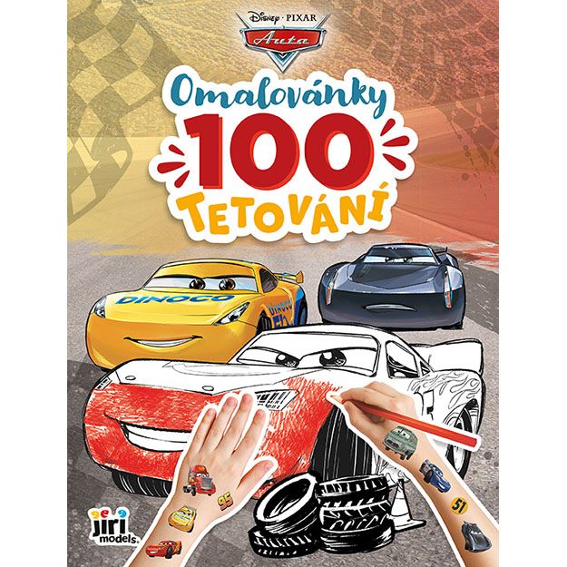 Omalovánky a 100 tetování CARS - Auta