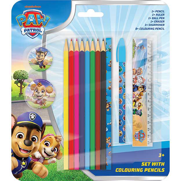 Set s pastelkami Paw Patrol/Tlapková Patrola