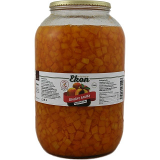 Ekon Broskve kostky bez přidaného cukru 3,4kg