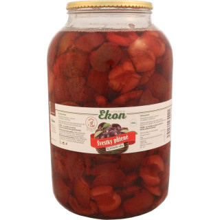 Ekon Švestky půlené bez přidaného cukru 3500g