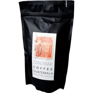 Zanzibar Káva Guetamala Rainforest zrnková káva 250g