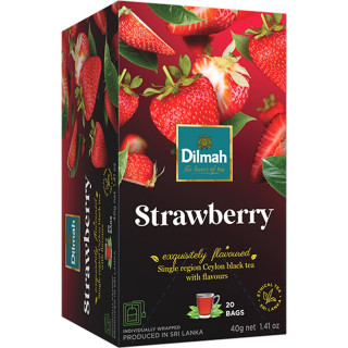 Dilmah Čaj černý jahoda 20x2g