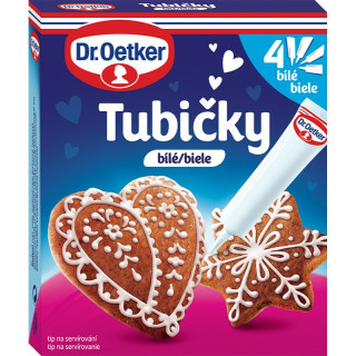 Dr.Oetker Tubičky zdobící bílé (4x19g) 76g