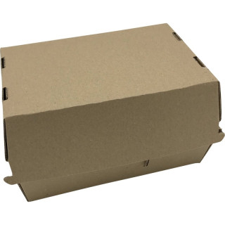 Box na hamburger Double s přepážkou bez potisku 50ks