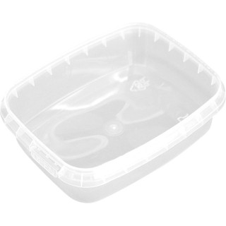 Miska plastová hranatá s plombou 150ml 1200ks