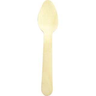 Lžička kávová dřevěná 11cm 100ks