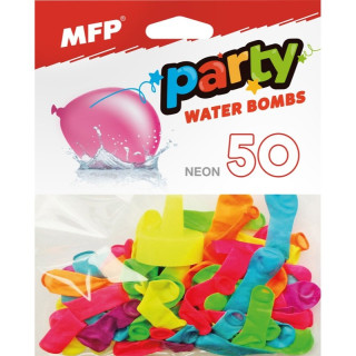 MFP Balónek M neon vodní bomba 50ks