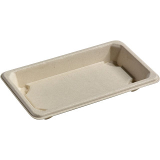 Miska na sushi EKO z cukrové třtiny 169x89x15mm 50ks