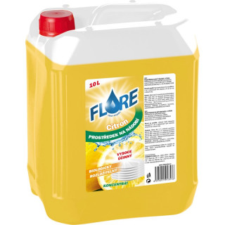 Flore Čistič na ruční mytí nádobí Citron 10l