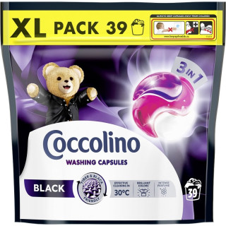 Coccolino Kapsle na praní 3v1 Black 39ks