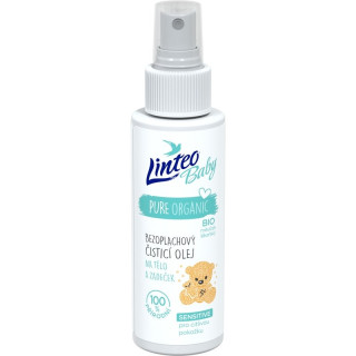 Linteo Baby Čístící bezoplachový olej na tělo a zadeček 100ml