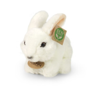 Plyšový králík bílý 18 cm ECO-FRIENDLY